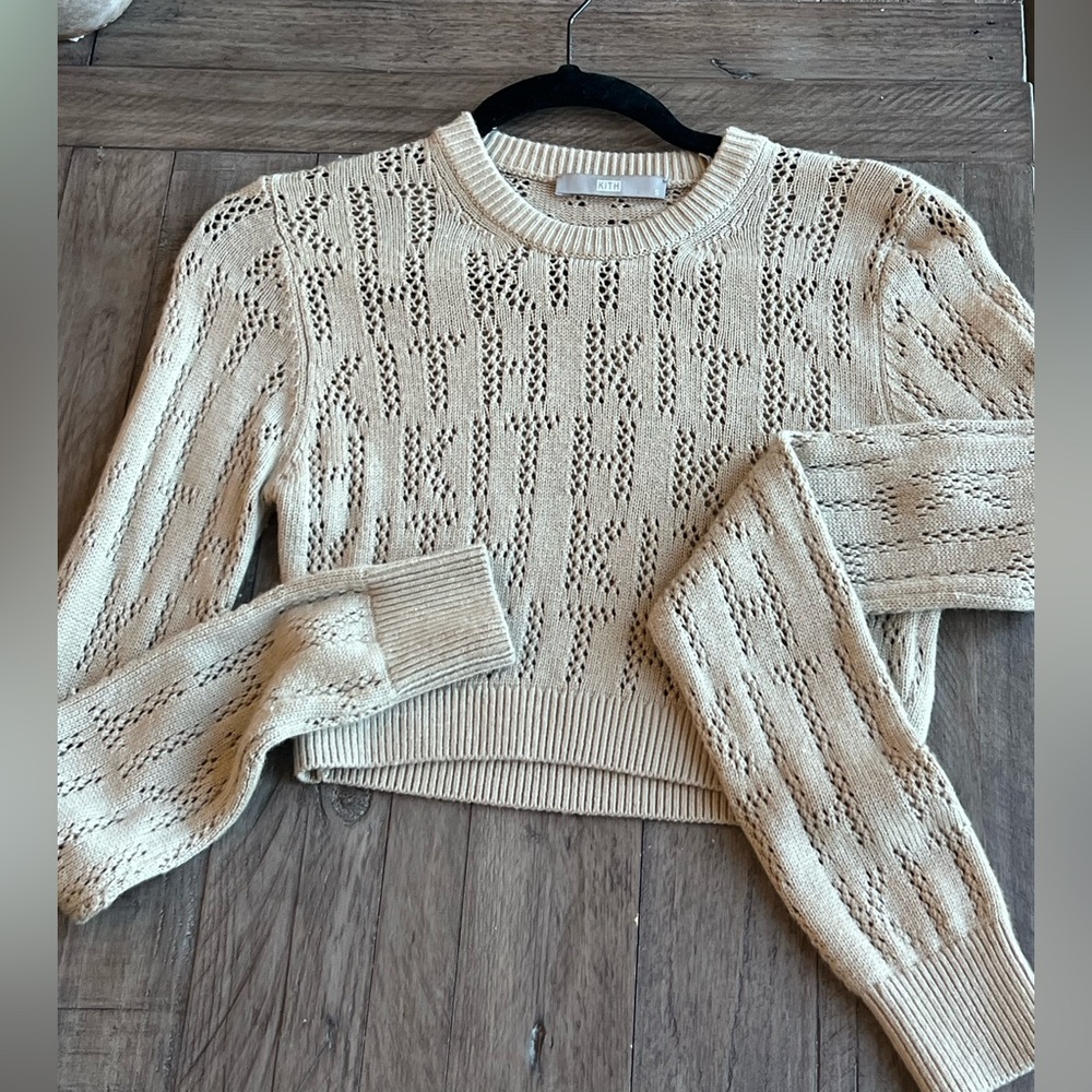 KITH Monogram Cropped Sweater.